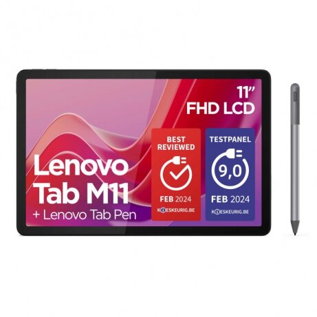 LENOVO Pack Tablette M11 4GB  128GB + Stylet intelligent  + Etui